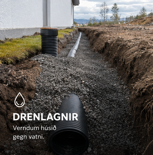 Drenlagnir – þjónusta Lóðarvinnu ehf.