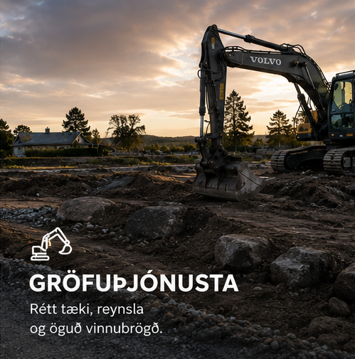 Gröfuþjónusta – þjónusta Lóðarvinnu ehf.